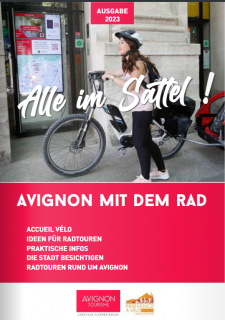 Fahrradfahren in Avignon