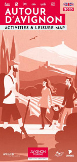Avignon und Umgebung : Entdeckungskarte (auf Englisch)